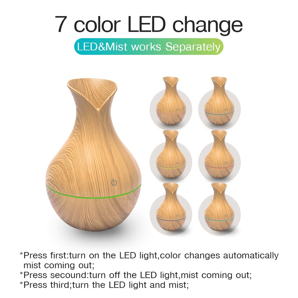 LIGHTS AROMATHERAPY ESSENTIAL OIL HUMIDIFIER