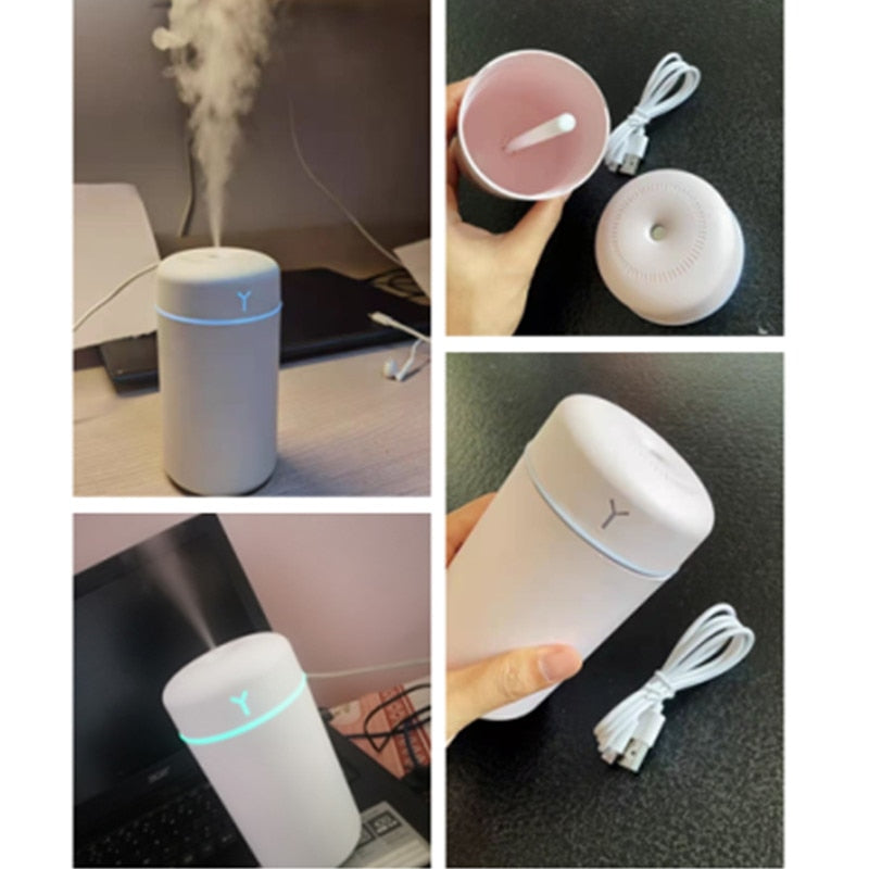 Soft Light Air Humidifier Aroma Essential Oil Diffuser