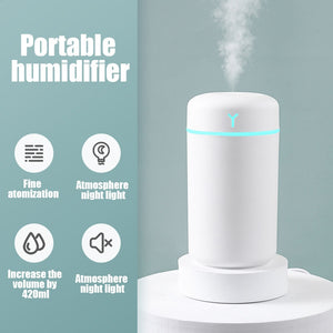 Soft Light Air Humidifier Aroma Essential Oil Diffuser